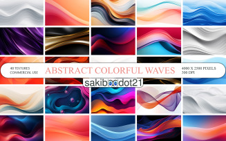 Abstract Colorful Waves Background Abstract Grey Waves Background Golden Waves Cosmic Waves Fluid