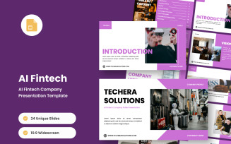 AI and Digital Fintech Google Slides Presentation