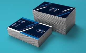 Clean professional business card template