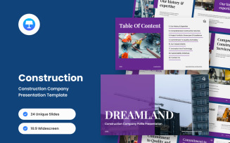Construction Company Keynote Presentation