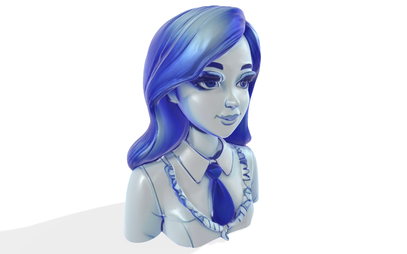 Modern Muse Bust Free 3D Model