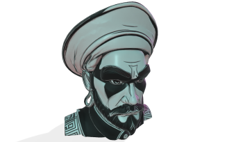 Mystical Turban Bust 3D Model