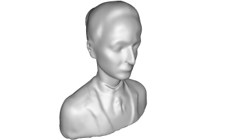 Poised Formal Bust Free 3D Print Model