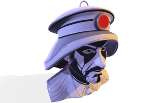 Regal Commander Ornament 3D Model