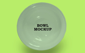 Bowl mockup Template Design 03