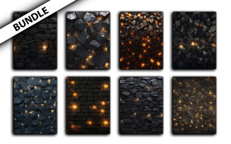 Dark stone wall pattern background