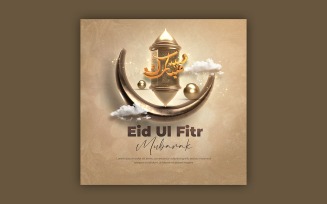 Eid Mubarak Social Media Template
