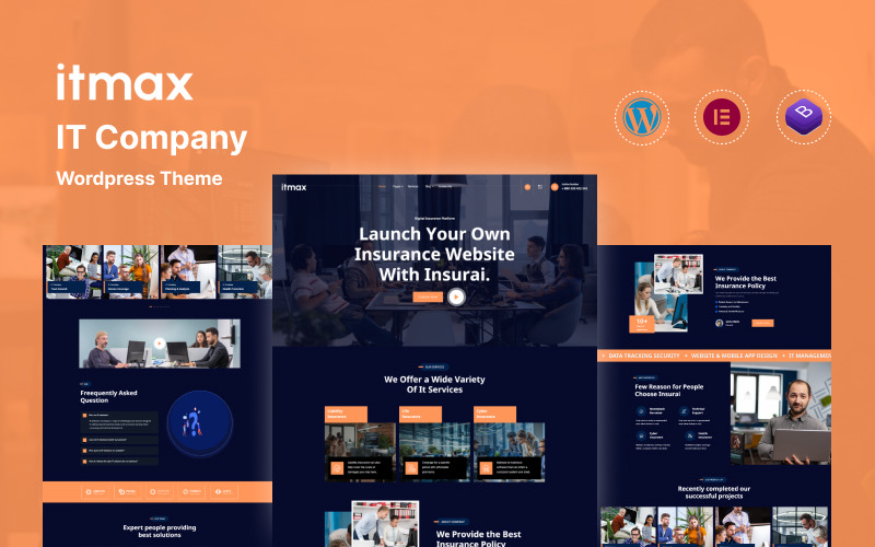 ITmax - IT Company WordPress Theme