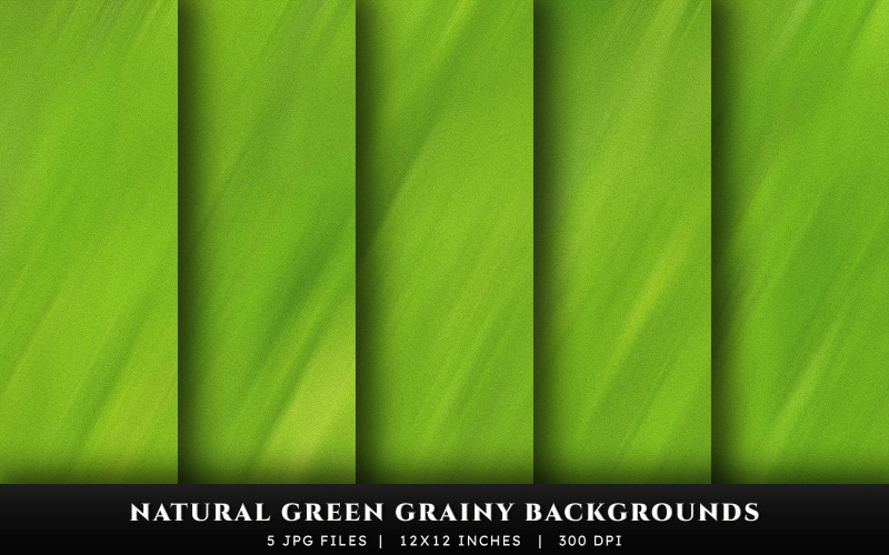 Natural Green Grainy Texture Backgrounds