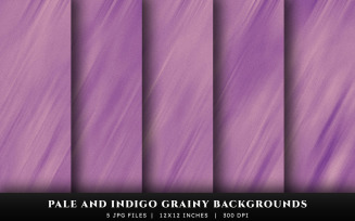Pale and Indigo Grainy Texture Backgrounds
