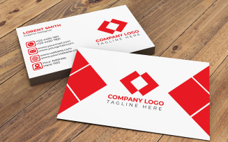 Clean business card Design New