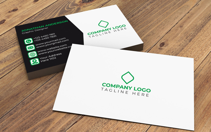 Creative And Minimal Business Card Design Corporate Identity