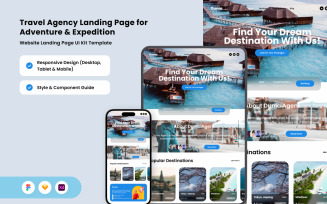 Dunia - Adventure Travel Landing Page