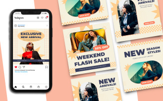 Fashion Sale Instagram Post Template 304