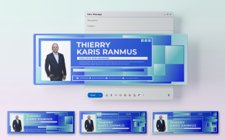 Gradient Email Header Template 2447