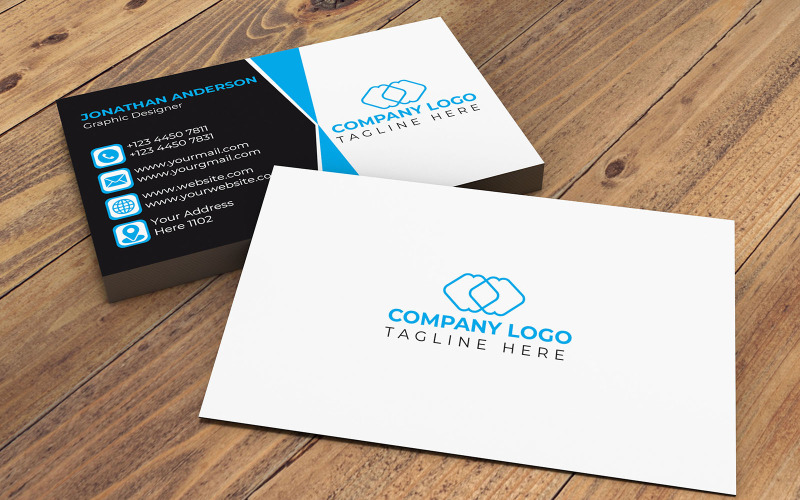 Minimal Creative Business Card Corporate Identity