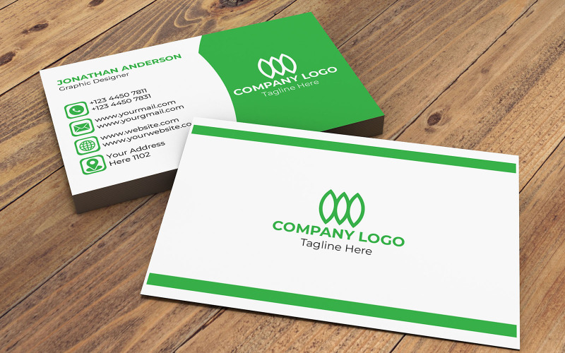 Minimal High-Quality Business Card Corporate Identity