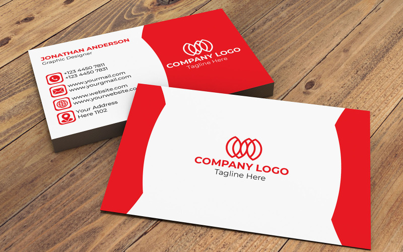 Modern Minimal Business Card Design Corporate Identity
