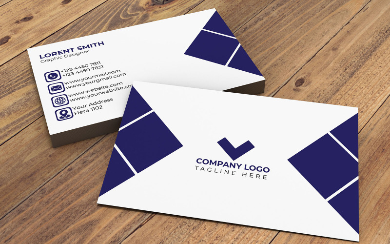 Professional Minimal Business Card Design Corporate Identity