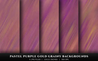 Pastel Purple Gold Grainy Texture Backgrounds