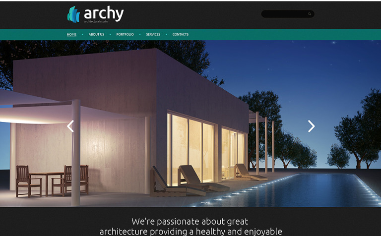 Architecture Responsive Website Template Big Screenshot Architecture Responsive Website Template New Screenshots BIG