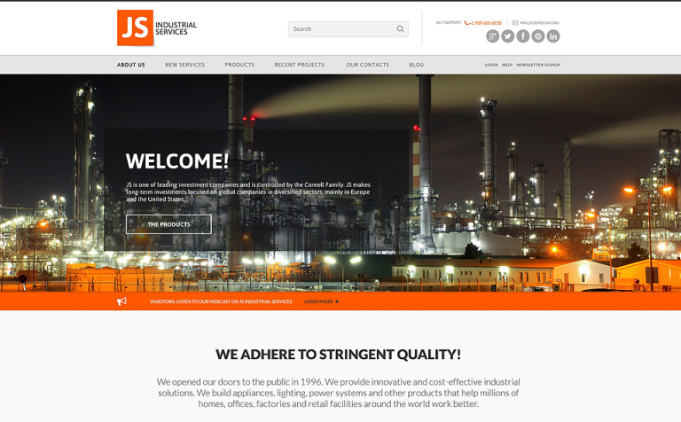 Civil Engineering Responsive Website Theme Big Screenshot Civil Engineering Responsive Website Template New Screenshots BIG