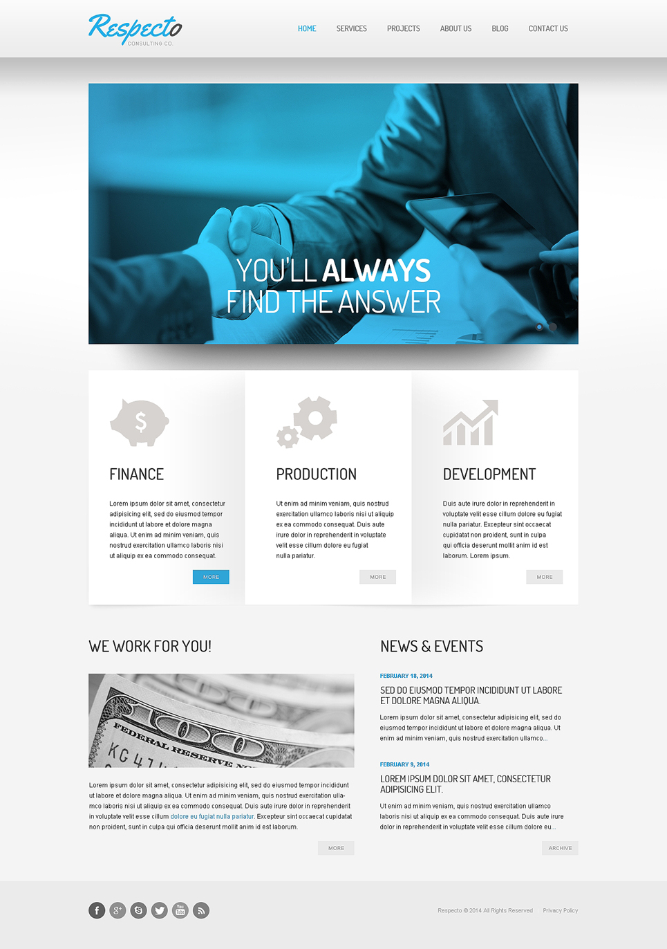 Consulting Responsive Website Template Free Download