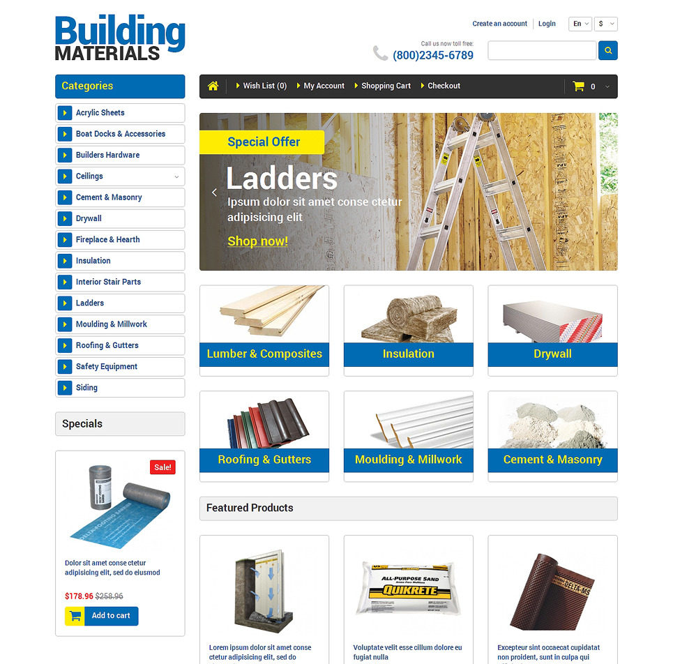 Home Repairs Responsive OpenCart Theme Big Screenshot Home Repairs Responsive OpenCart Template New Screenshots BIG