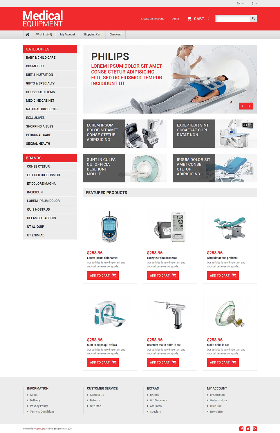 Medical Equipment Responsive OpenCart Template New Screenshots BIG