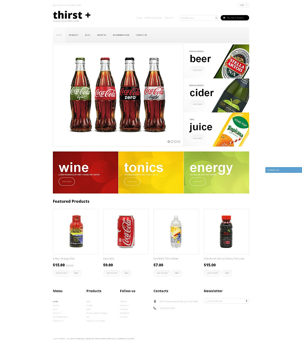 Refreshing Drinks Shopify Theme New Screenshots BIG