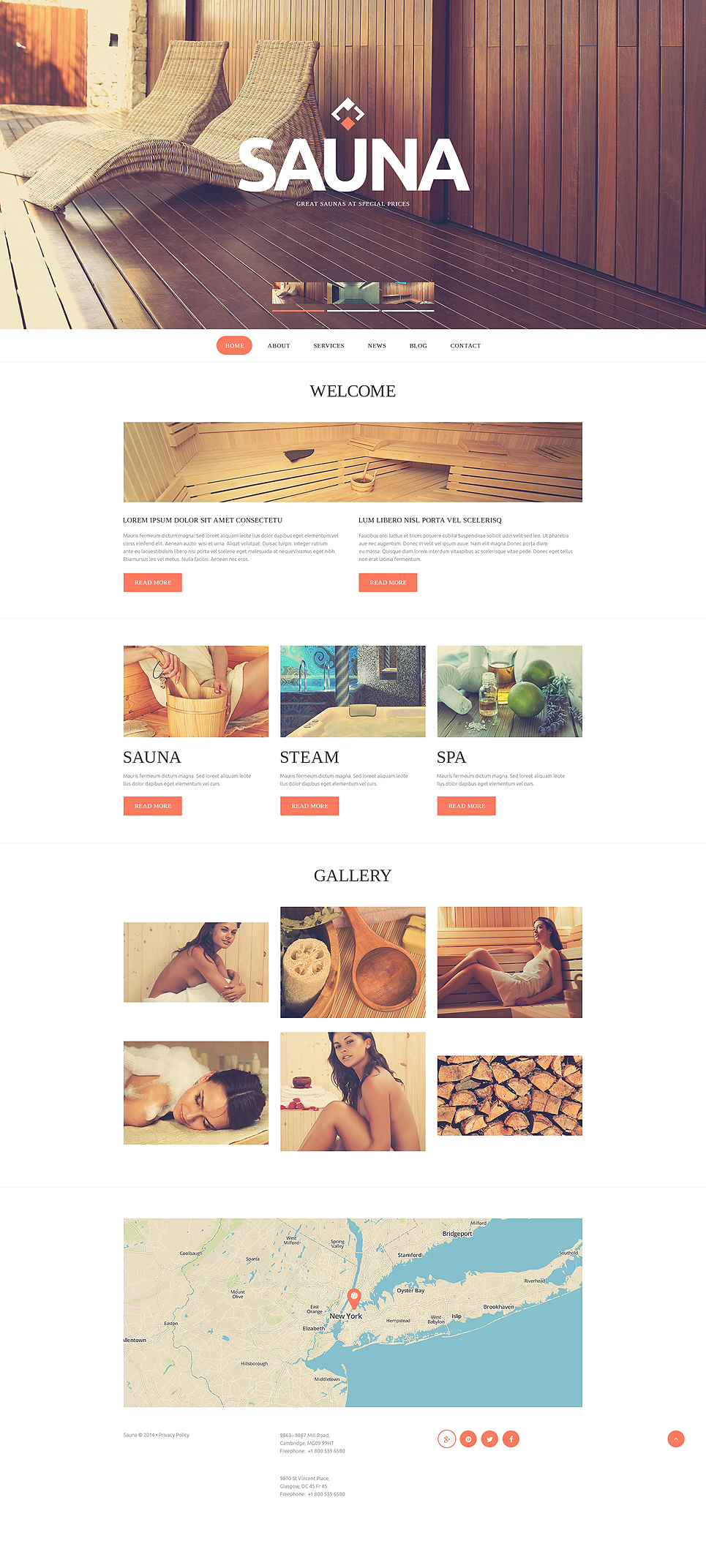 Sauna Responsive Website Template New Screenshots BIG
