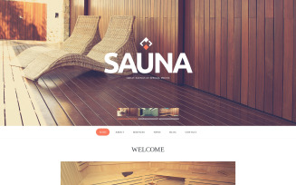 Sauna Responsive Website Template