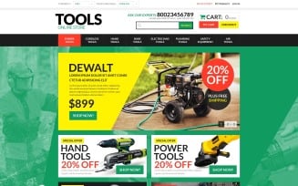 Tools & Equipment PSD Template