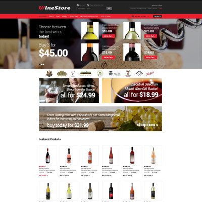 Wine Templates | TemplateMonster