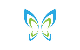 Butterfly Beauty Vector icon logo design template v.23