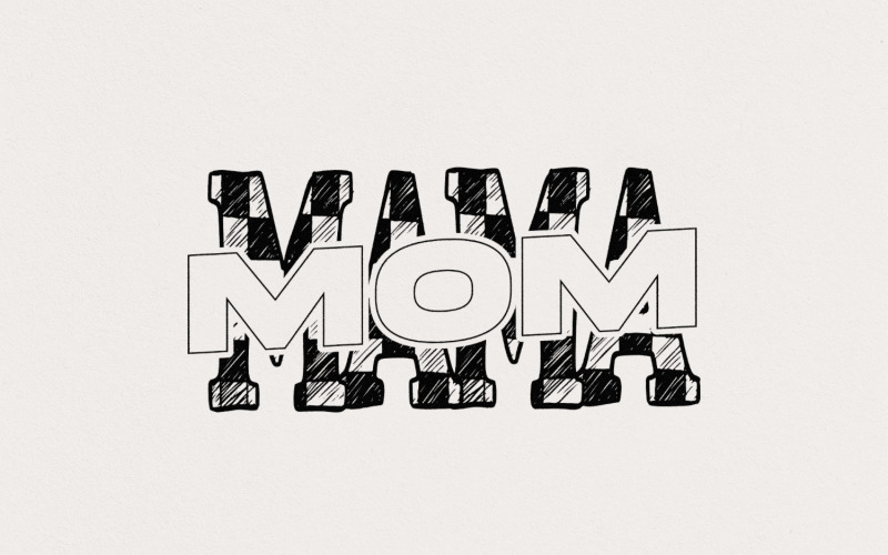 Mama PNG Digital Download, Retro Mama PNG, Sublimation, Grunge Mama, Lightning Bolt PNG, Trendy PNG Illustration