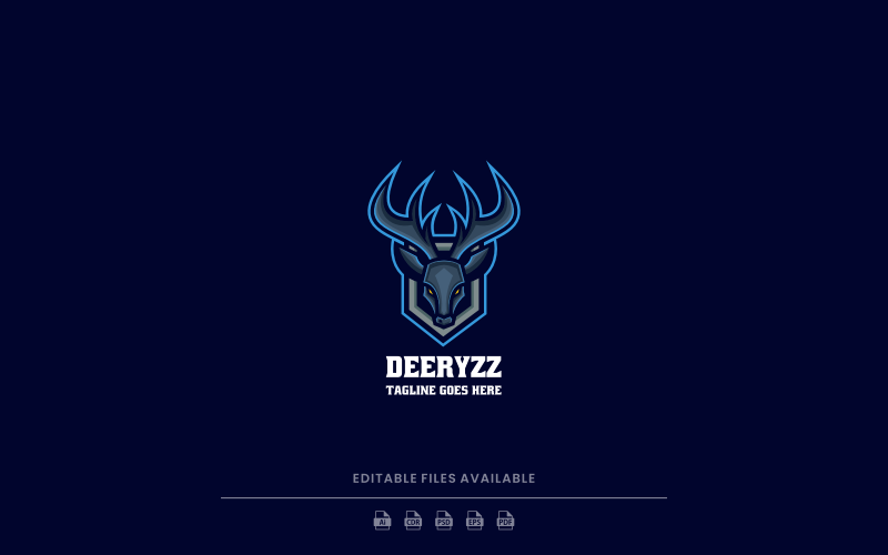 Deeryzz E-Sport And Sport Logo Logo Template