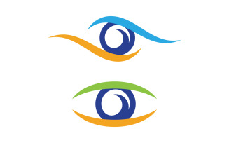 Branding Corporate Health Eye Care vector Logo design v.23