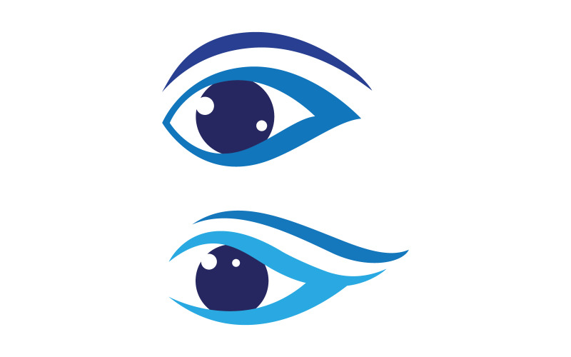 Branding Corporate Health Eye Care vector Logo design v.25 Logo Template