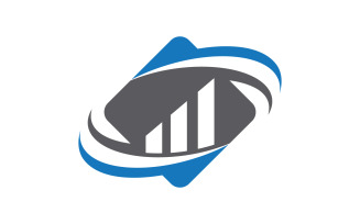 Business Finance concept logo illustration design v.11