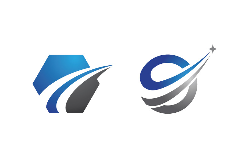 Business Finance concept logo illustration design v.17 Logo Template