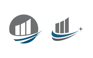 Business Finance concept logo illustration design v.22