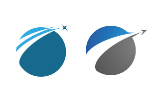 Business Finance concept logo illustration design v.26