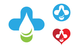 Healthy medical icon vector Logo illustration design v.2