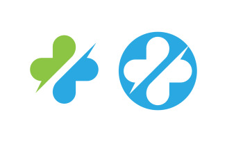 Healthy medical icon vector Logo illustration design v.6