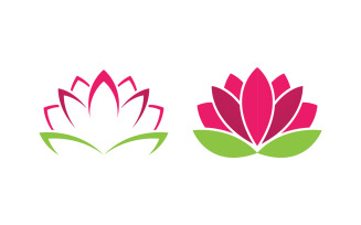 Lotus Logo Beauty Salon Cosmetic skincare vector icon design v.19