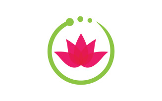 Lotus Logo Beauty Salon Cosmetic skincare vector icon design v.21