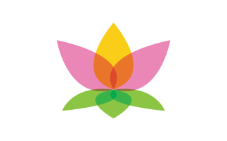 Lotus Logo Beauty Salon Cosmetic skincare vector icon design v.23