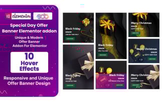 Special Day Offer Banner WordPress Plugin For Elementor