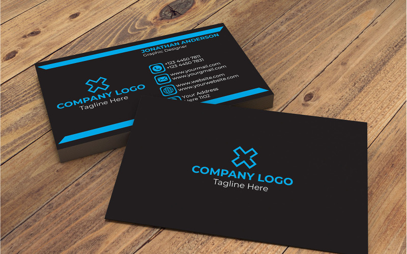 Business Card Minimal Design Corporate Identity